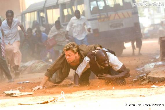Leonardo DiCaprio et Djimon Hounsou dans "Blood Diamond".