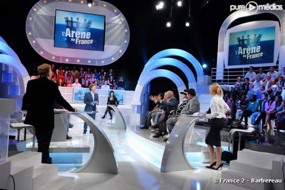 Le plateau de "L'Arène de France"