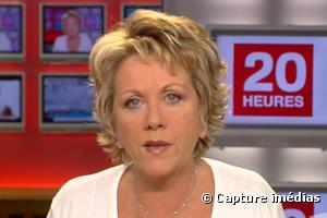 Françoise Laborde lors du 20H le 12 août 2006