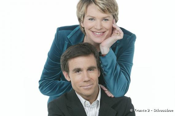Elise Lucet et David Pujadas