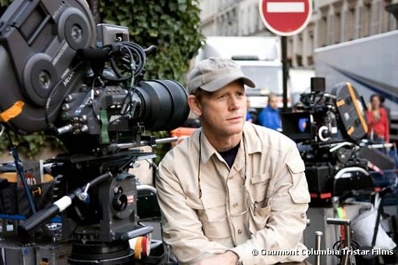Ron Howard sur le tournage de "Da Vinci code".