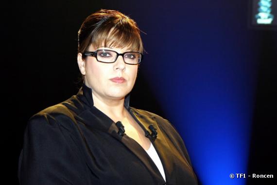 Laurence Boccolini sur le plateau du "Maillon faible" en février 2007.