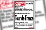 France Soir titre sur "l'avis de décès du Tour de France"