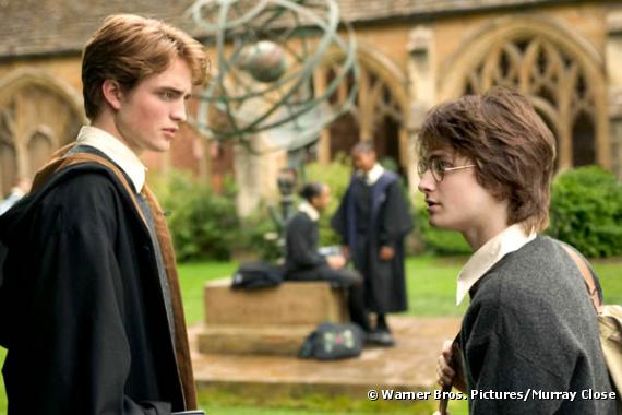 Robert Pattinson et Daniel Radcliffe dans "Harry Potter et la Coupe de Feu"