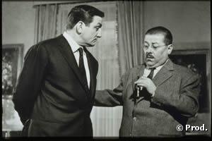 Lino Ventura et Francis Blanche dans "Les Tontons flingueurs".
