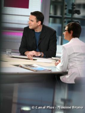 Bruce Toussaint - "La Matinale" sur Canal +.