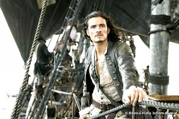 Orlando Bloom dans "Pirates des Caraïbes, le secret du coffre maudit".