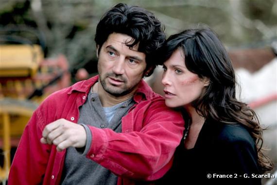 Bruno Madinier et Astrid Veillon dans "La tempête".