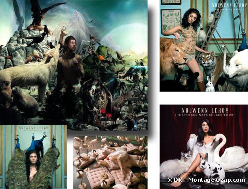 Le visuel de l'album de Julien Doré comparé à celui de Nolwenn Leroy.