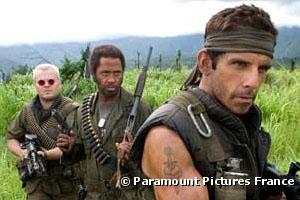 Jack Black, Robert Downey, Jr. et Ben Stiller dans "Tonnerre sous les Tropiques"
