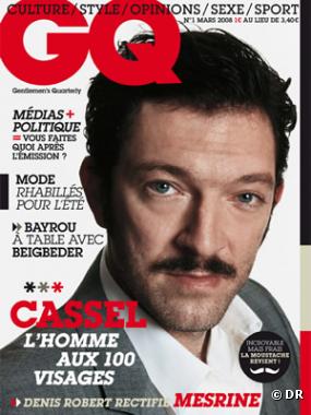 "GQ" numéro 1, daté de mars 2008.