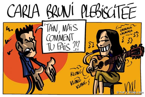Carla Bruni plébiscitée