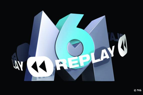 Le logo du service de catch-up de M6, "M6 Replay".