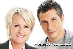 Sophie Davant et Nagui présentent le "Téléthon"