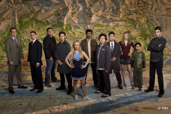 Le cast de la série "Heroes".