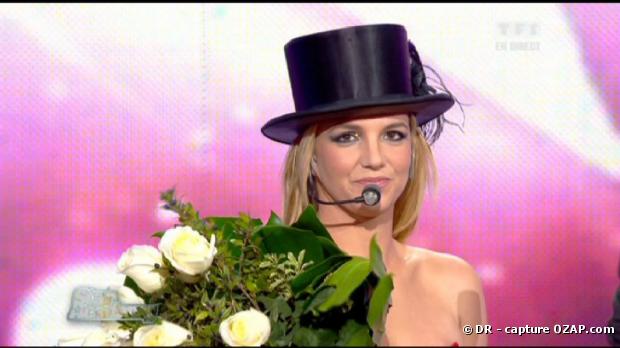 Britney Spears, le 28 novembre 2008 sur le plateau de la Star Academy