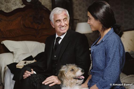 Jean-Paul Belmondo et Hafsia Herzi dans "Un homme et son chien"