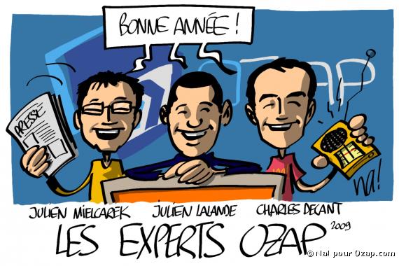 Meilleurs voeux pour 2009 avec Ozap
