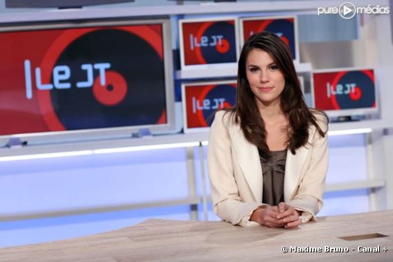 Emilie Besse, présentatrice des journaux dans L'Edition Spéciale sur Canal +.