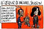 Le dessin de la semaine : Michael Jackson prépare son live