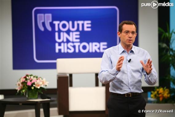 Jean-Luc Delarue sur le plateau de "Toute une histoire".