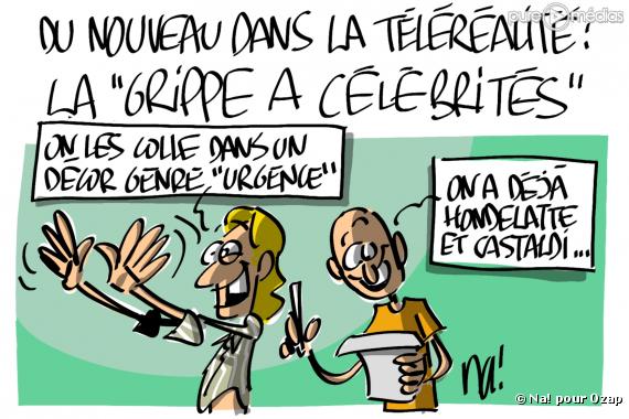 Des célébrités grippés dans une télé-réalité