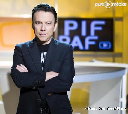 Philippe Vandel sur le plateau de "Pif Paf"