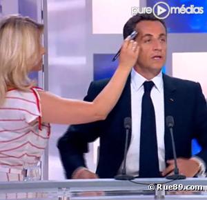 Nicolas Sarkozy, avant son interview sur France 3.