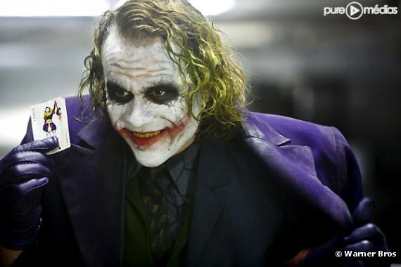 Heath Ledger dans "Le chevalier noir"