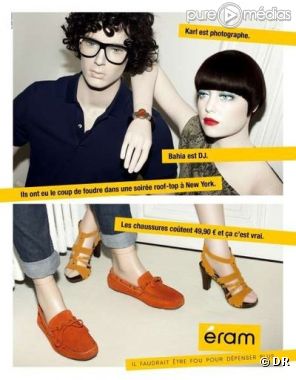 Une campagne de publicité d'Eram (avril 2011)