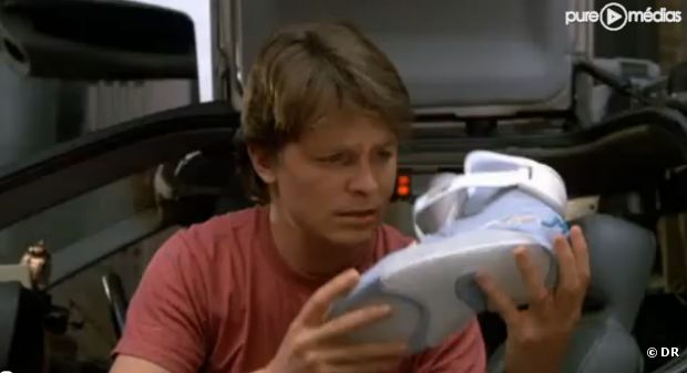 Le personnage de Marty McFly dans "Retour vers le futur 2"<br />
