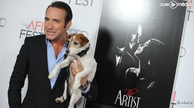 Jean Dujardin à une projection de "The Artist" à Los Angeles