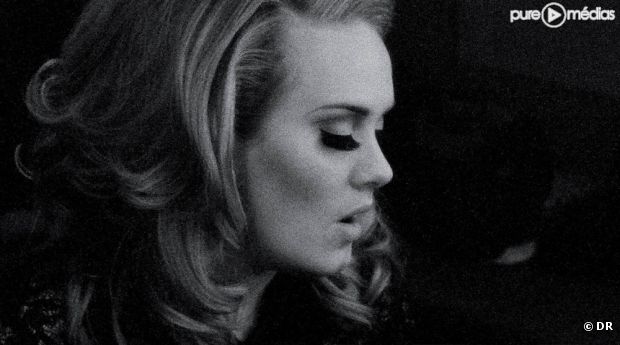 Adele sur la pochette de "Set Fire to the Rain"