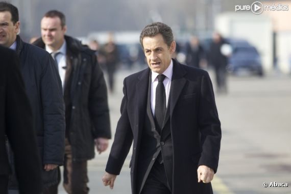 Nicolas Sarkozy, le 9 février 2012.