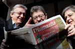 JDC-51 : Didier Porte et Anémone soutiennent Jean-Luc Mélenchon, Georges Moustaki avec Philippe Poutou