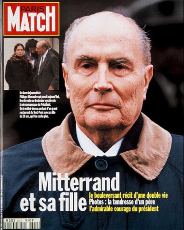 La Une de<em> Paris Match</em> sur la fille cachée de François Mitterrand