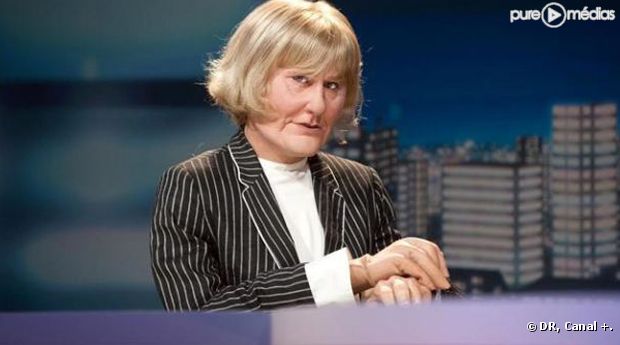 Nadine Morano, aux Guignols sur Canal +.