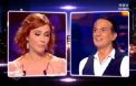 Alessandra Martines très émue après une danse de Francis Lalanne dans "Danse avec les stars", le 15 octobre 2011 sur TF1