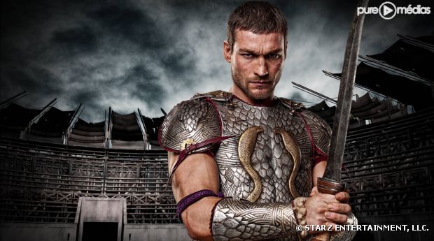 Andy Whitfield dans "Spartacus" saison 1