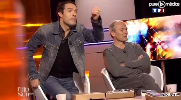 Nicolas Bedos dans "Au field de la nuit" sur TF1.