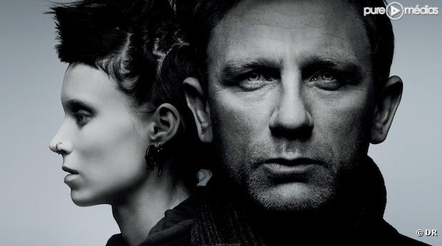 Rooney Mara et Daniel Craig sur l'affiche de "Millenium"