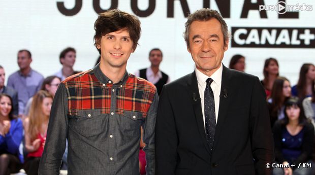 Vincent Glad et Michel Denisot.