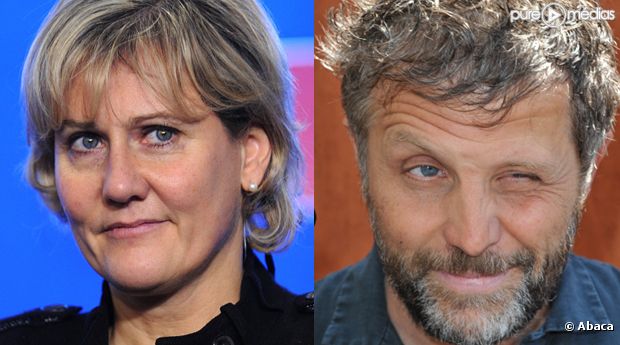 Nadine Morano et Stéphane Guillon.
