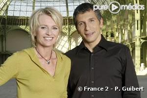 Sophie Davant et Nagui présentent le Téléthon 2005