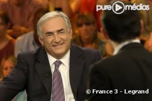 Dominique Strauss-Kahn face à Marc-Olivier Fogiel le 4 juin 2006 sur France 3