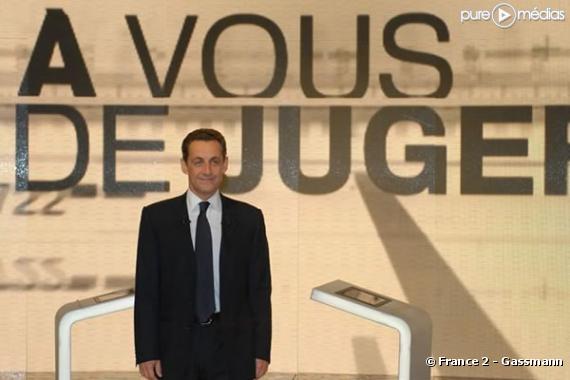 Nicolas Sarkozy sur le plateau de "A vous de juger" (30 novembre 2006)