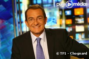 Jean-Pierre Pernaut sur le plateau des JT de TF1