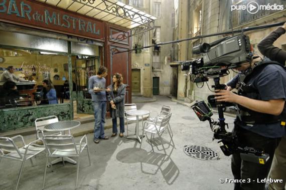 Le tournage de "Plus belle la vie"