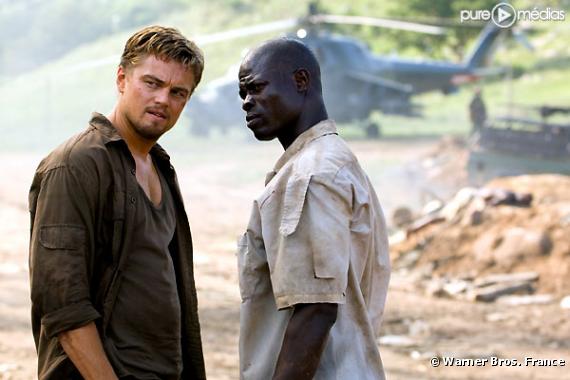 Leonardo DiCaprio et Djimon Hounsou dans "Blood Diamond".