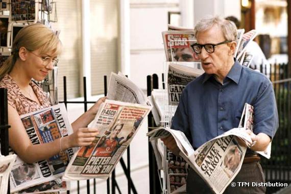 Scarlett Johansson et Woody Allen dans "Scoop".